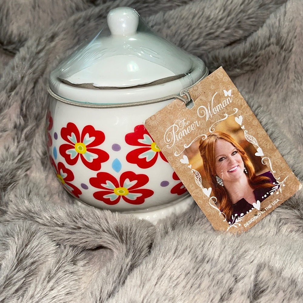 The Pioneer Woman Floral Sugar Bowl with Lid